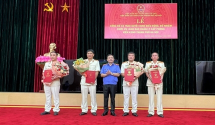 Lễ công bố các Quyết định của Viện trưởng Viện KSND thành phố Hà Nội về...